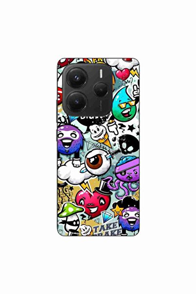 OEM Husa compatibila cu Xiaomi Redmi Note 14 5G Silicon Gel Tpu Model Pop Art...