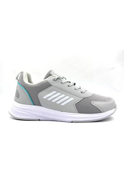 M.P. Comfortable Lace-Up Casual Sports Shoes Comfortable Unisex Gray Sneaker ...