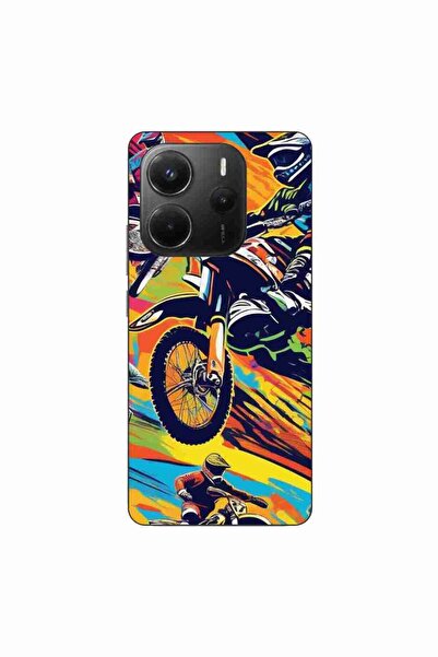OEM Husa compatibila cu Xiaomi Redmi Note 14 4G Silicon Gel Tpu Model Motocro...