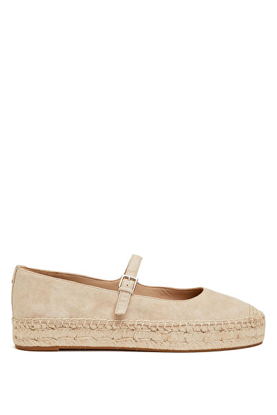 Lauren Ralph Lauren Bej Kadın Süet Espadril