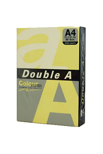 DOUBLE A Hartie color pentru copiator A4, 80g/mp, 500coli/top, - pastel butter