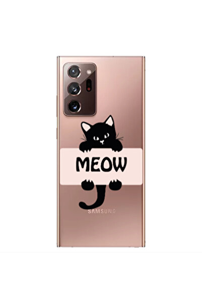 Other Samsung Note 20 Ultra Meow Transparent Silicone TPU Θήκη