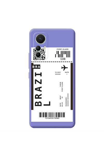 Other Xiaomi Mi 12 Lite Brazil BRA Purple Colored Silicone TPU Θήκη