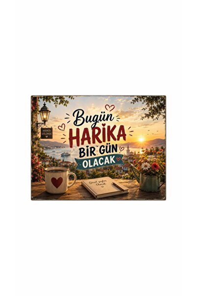 Gokco Buzdolabı Süsü Magnet Motivasyon Magnet Bugün Harika Bir Gün Olacak Mag...