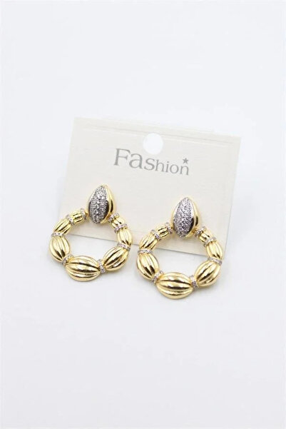 Marsilyan Nvdn- Ieg - Braided Hoop Earrings - Gold Iegrs-Nvdn1