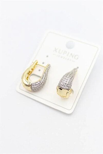 Marsilyan Nvdn- Ieg - Stone-Studded Hoop Earrings - Gold Iegrs-Nvdn1