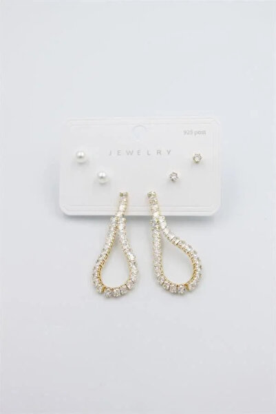 Marsilyan Nvdn- Ieg - Multiple Set Earrings - Gold Iegrs-Nvdn1