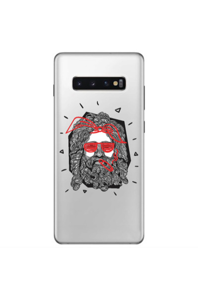 Other Samsung S10 Plus Cool glasses Transparent Silicone TPU Θήκη