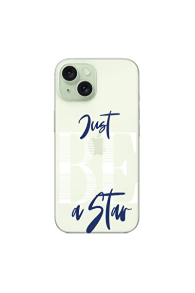 Other Apple iPhone 15 Plus Just Be a Star Transparent Silicone TPU Θήκη