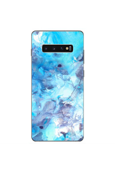 Other Samsung S10 Plus Marble Clouds Transparent Silicone TPU Θήκη