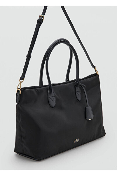 MANGO Woman Çift saplı shopper çanta