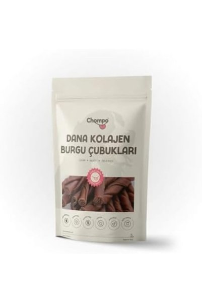 Yıldızan Terra Organik Chompo Dana Kolajen Çubukları 100% Doğal Katkısız Köpek Ödül Maması 100 Gr Terra Organ