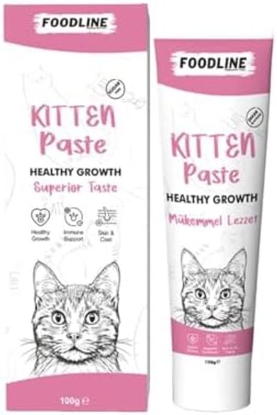 Yıldızan Terra Organik Foodline Kitten Malt Paste 100 Gr, Immune System Suppo...