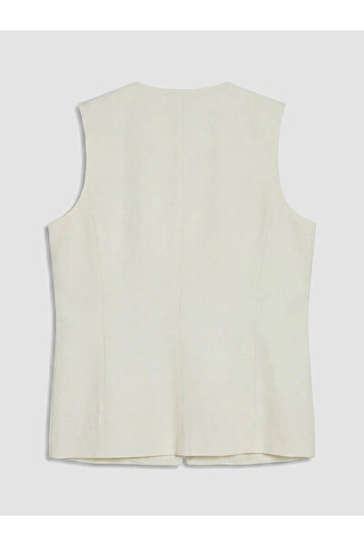 LC Waikiki White Modal Blend Women's Classic Vest