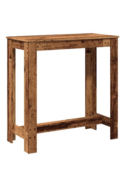 vidaxl Masă de bar, lemn vechi, 102x50x103,5 cm, lemn prelucrat