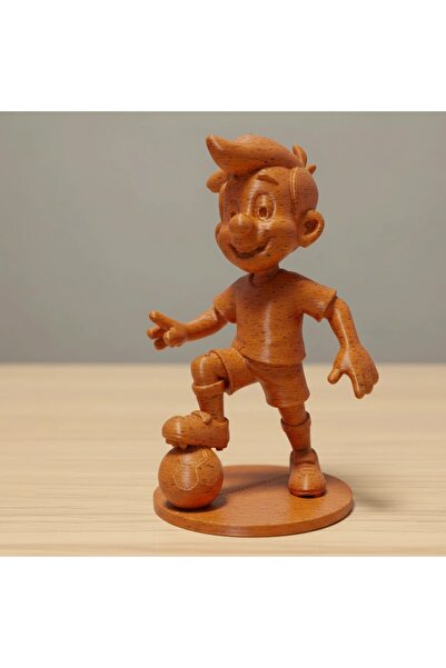 OEM Figurină Decorativă Jucător Fotbal, Stil Desen Animat, 8cm