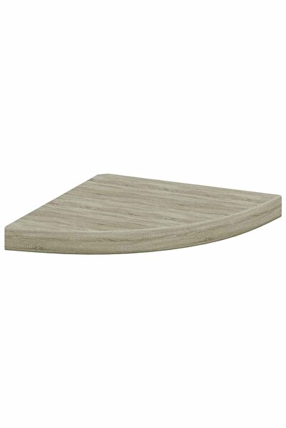 vidaxl Raft colțar de perete, stejar, 35 x 35 x 3,8 cm, MDF