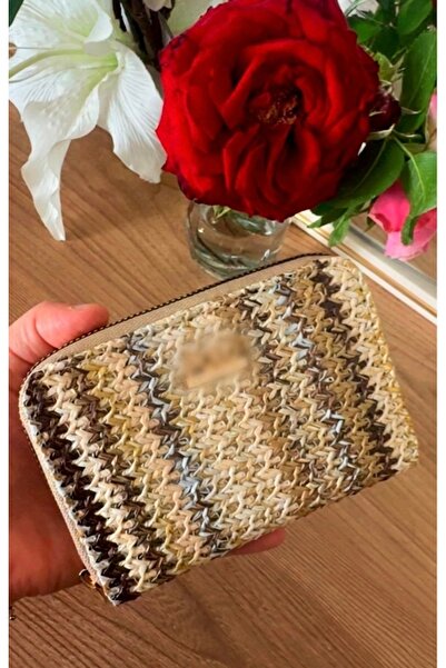 KIRASE Wicker Wallet Knitted Stylish and Very Useful Wallet and Card Holder (...