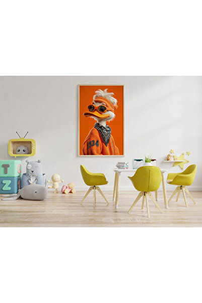 Ghaith Store Modern Canvas Wall Art for Kids Room - Vibrant Warm Colors Wall ...