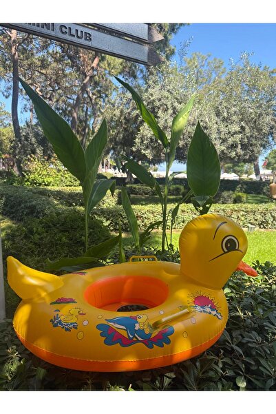 CUFFCUFFTOYS ördekli quacker float ayak sokmalı simit 70x55 cm