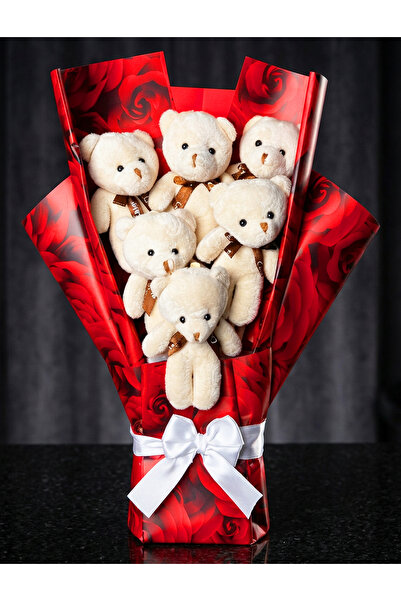 Linalux Gifts Ayıcık Buketi Doğum Günü Hediyesi Peluş Ayıcık Buketi Özel Gün ...