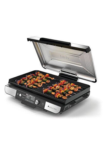 NINJA Sizzle Pro XL İç Mekan Izgarası ve Plancha, yapışmaz seramik kaplamalı ...