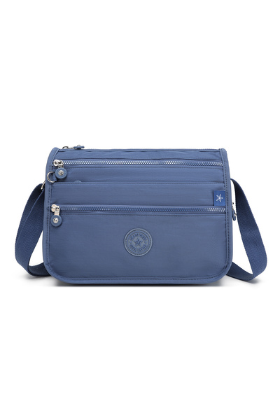SMART BAGS Multi-Pocket Daily Medium Size Waterproof Crinkle Fabric Women's S...