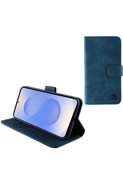 Lime&co Lime Book Συνθετικό Δέρμα / Σιλικόνη / Δέρμα Μπλε (Galaxy S25)