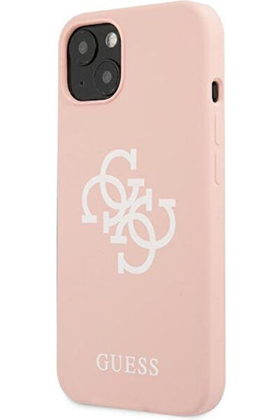 Guess Πίσω Κάλυμμα Σιλικόνης Ροζ (iPhone 13 mini) Κωδικός: GUHCP13SLS4GWPI