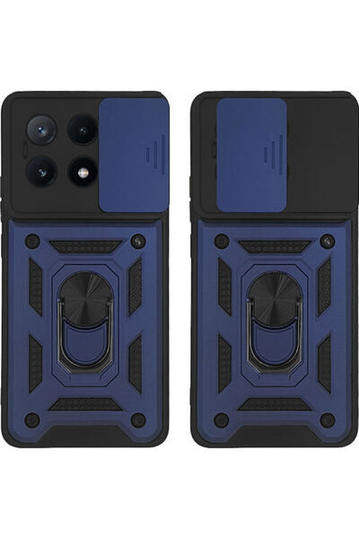 Other Θήκη Ring Armor Campro Sonique για Xiaomi Poco X6 Pro 5G Μπλε