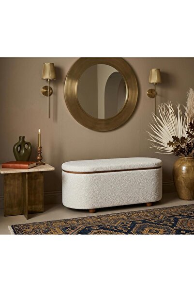 Generic 110 cm Oval Boucle Carpet Box