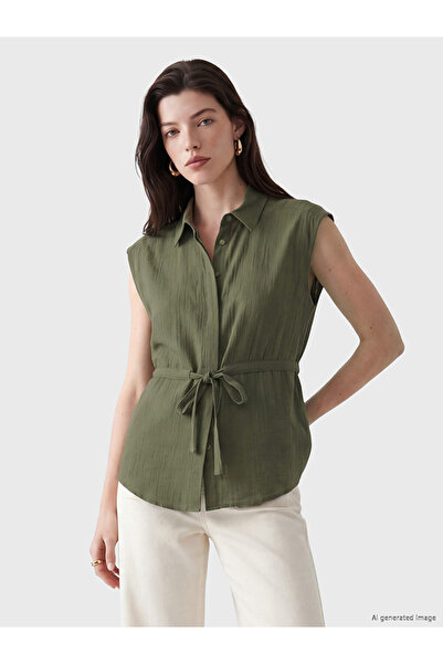 LC Waikiki Esvab • Modern & Distinctive Women's Shirt with Tie Detail