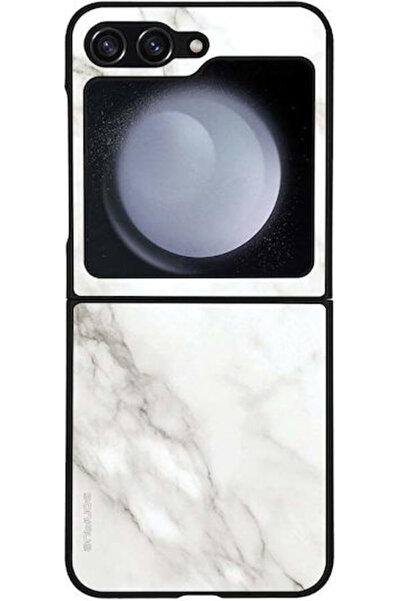 Other Θήκη Sonique Σειράς Marble για Samsung Galaxy Z Flip 5 Λευκή