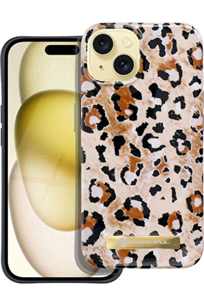 Forcell F-protect Mirage Case Συμβατή με Magsafe για iPhone 15 Plus Wild Panther