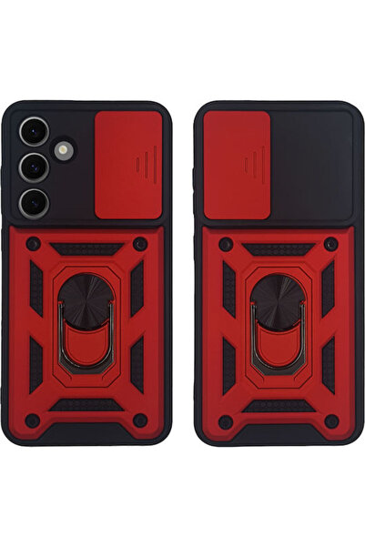 Other Θήκη Ring Armor Campro Sonique για Samsung Galaxy S24 Fe Κόκκινο