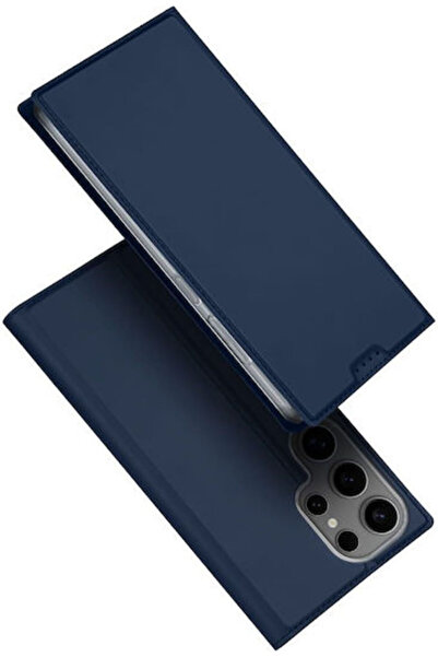 Dux Ducis Skin Pro Πορτοφόλι Δερμάτινο / Σιλικόνης Μπλε (SAMSUNG S25 Ultra, D...