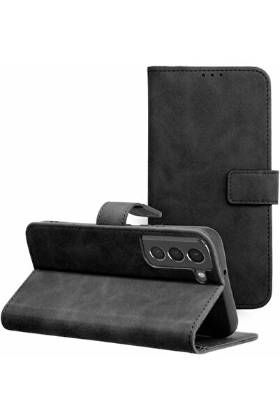 Forcell Tender Book Συνθετικό Δέρμα Μαύρο (Galaxy S22)