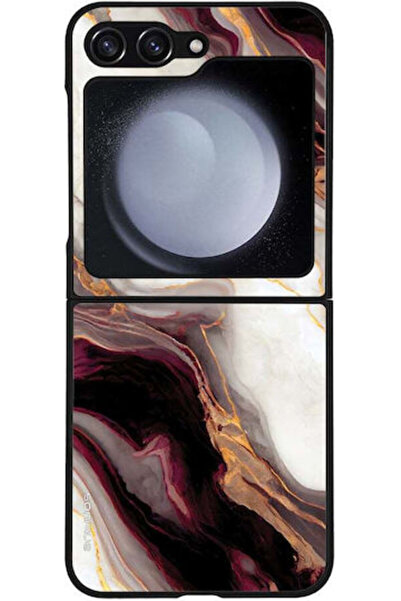 Other Θήκη Σειράς Sonique Marble για Samsung Galaxy Z Flip 5 Μπορντό