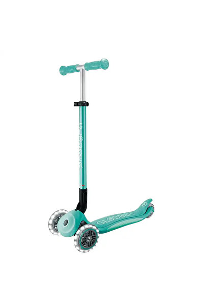 Globber Elite Deluxe Light-Up Scooter - Dark Mint