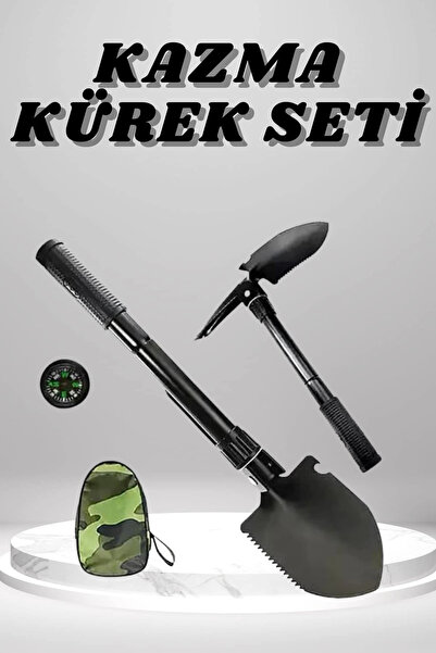 Epilons Digging Shovel Set Folding Portable Digging Shovel Set Multifunctiona...