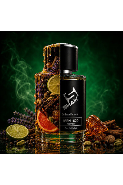 Shaik 629 Eau de Parfum for Men 50 ml - Elixir Scent, Woody Aromatic, High Pe...
