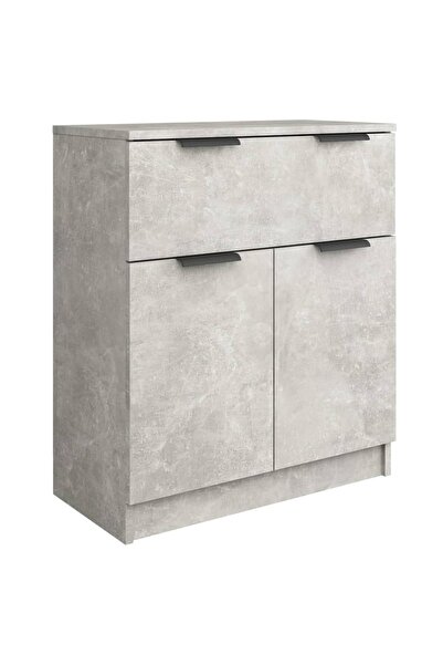 vidaxl Dulap, gri beton, 60x30x70 cm, lemn prelucrat
