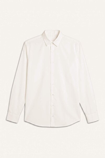 DeFacto Modern Fit Shirt Collar Long Sleeve Shirt H8114Ax26Sm