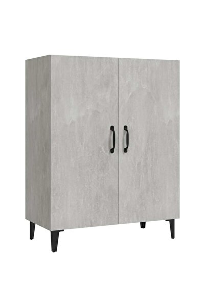vidaxl Servantă, gri beton, 70x34x90 cm, lemn prelucrat