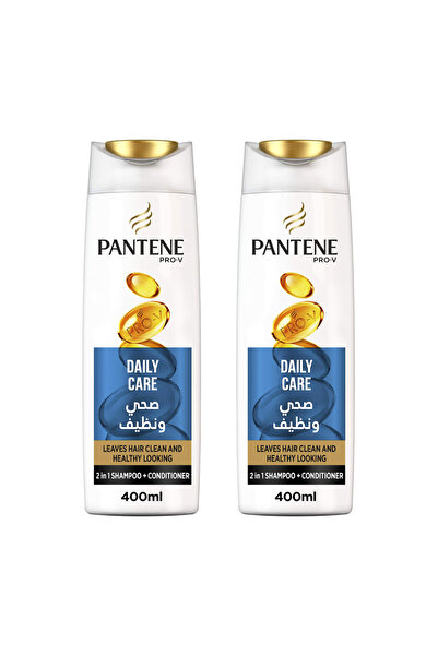 Pantene شامبو 2 في 1 للعناية اليومية 400 مل × 2