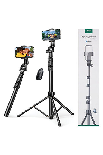 Ugreen Selfie Stick Tripod With Bluetooth Remote Control For Iphone Android P...