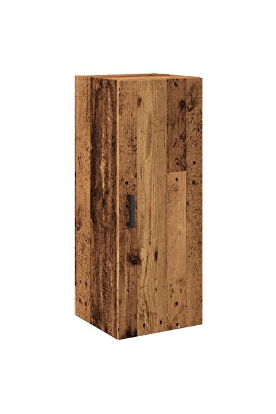 vidaxl Dulap pe perete, lemn vechi, 34,5x34x90 cm, lemn prelucrat