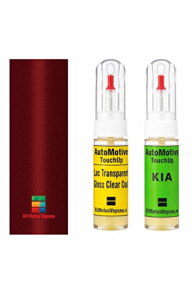 YLKRS AUTOMOTIVE Kia Optima touch-up paint retouch kit KIA9326 (Spicy Red), K...