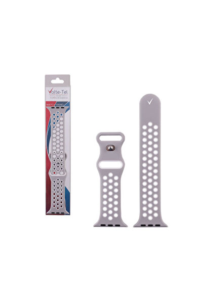 Other Λουράκι Volte-Tel Σιλικόνης Λευκό (Apple Watch 44/45/46mm/Ultra 49mm)