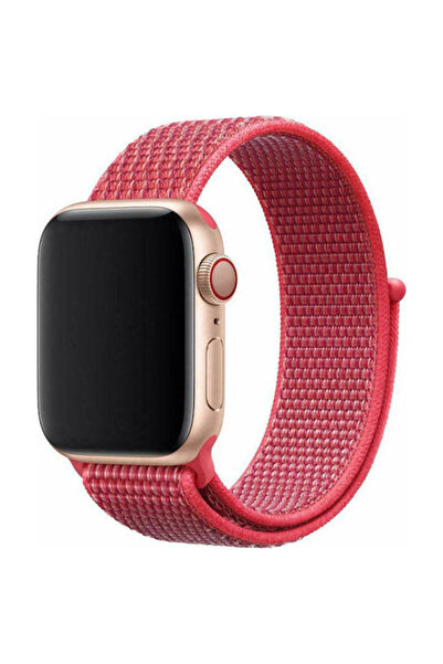 Devia Λουράκι Deluxe Sport3 Υφασμάτινο Κόκκινο (Apple Watch 44/45/46mm/Ultra ...